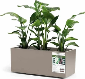 euro3plast Greener Kebe Pflanzkasten 100x40cm taupe