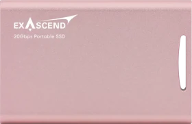 Exascend Element Portable SSD, Rose Gold, 4TB, USB-C 3.2