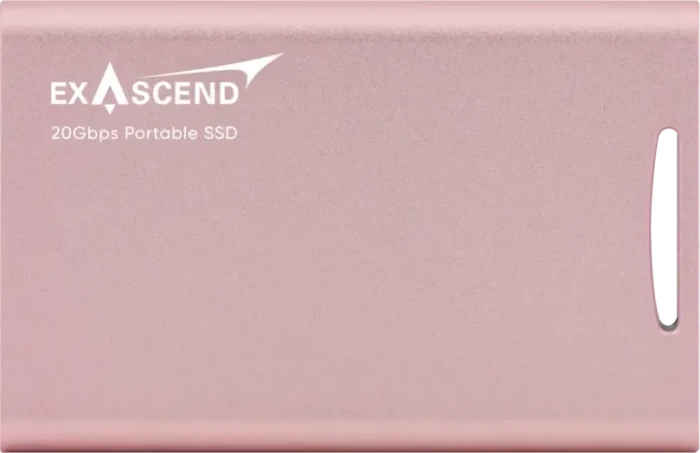 Exascend Element Portable SSD, Rose Gold, 2TB, USB-C 3.2