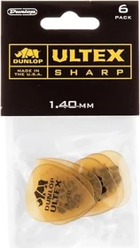 Dunlop Ultex Sharp Pick, 1.4mm, 6-Pack