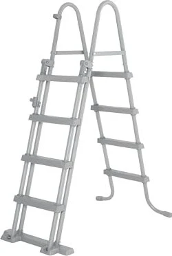 Bestway Poolleiter mit Sitzbrett, 4+4 Stufen