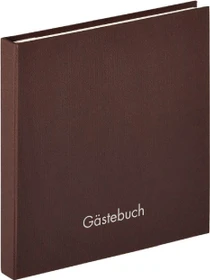 Walther Design Buch Gästebuch Fun 26x25 braun