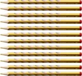 STABILO EASYcolors Buntstift gold, Rechtshänder, 12er-Pack