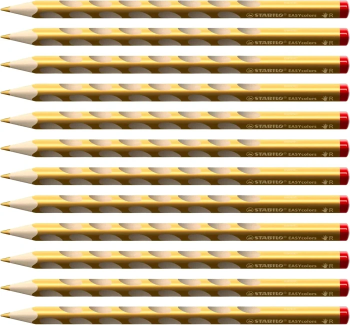STABILO EASYcolors Buntstift gold, Rechtshänder, 12er-Pack