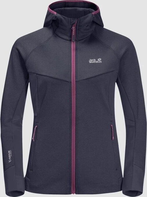 Jack Wolfskin Hydro Grid Fleece Jacke graphite (Damen)