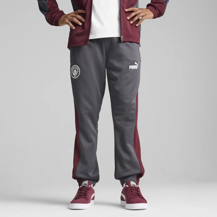 Puma Manchester City NRGY+ Trainingshose lang dark rosette/stormy slate (Herren)