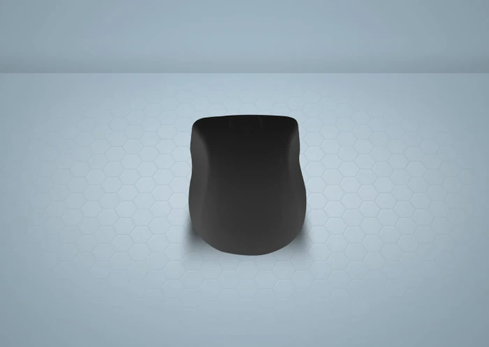 Contour Design Active Key AK-PMH21 MedicalMouse Funk Hygiene-Maus mit Scroll Wheel Sensor, vollversiegelt, schwarz, USB