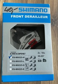Shimano Deore FD-M6025-H 2-fach 10s Umwerfer Schelle (Bottom Swing) 34.9mm