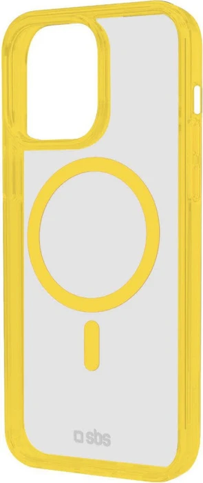 SBS Mobile Mag Frame Case für Apple iPhone 16 Pro Max gelb