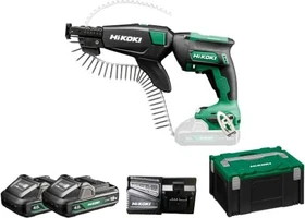 Hikoki W18DAWCZ Akku-Magazinschrauber inkl. Koffer + 2 Akkus 4.0Ah