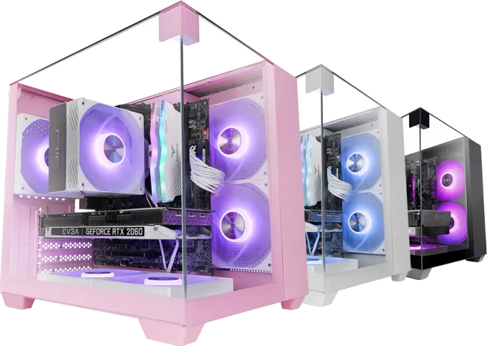 Mars Gaming MC-VISIONM Pink, Glasfenster