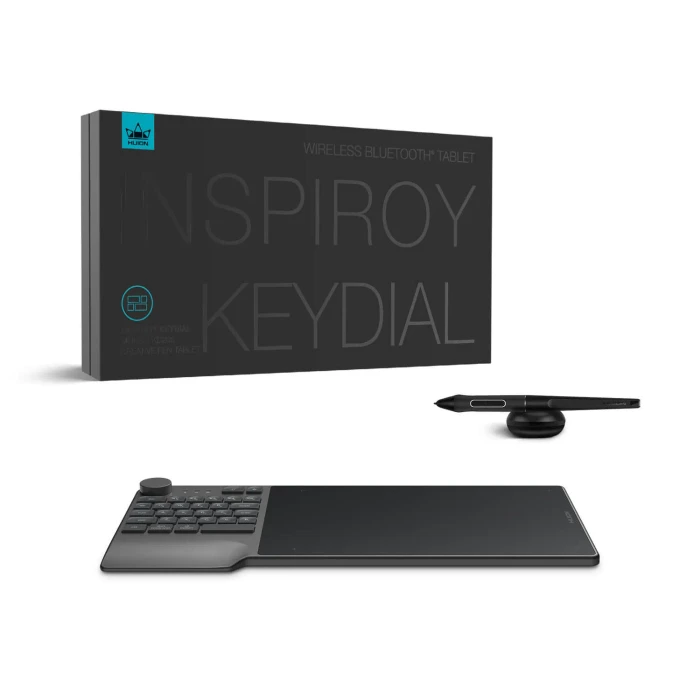 Huion Inspiroy Keydial KD200, Metal Grey