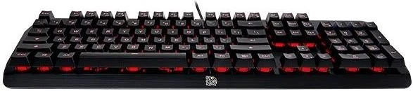 Tt esports Challenger Edge Membrane Gaming Keyboard, USB, DE