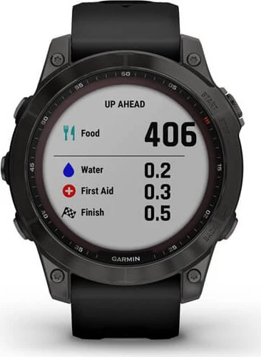 Garmin Fenix 7 Sapphire Solar silber/schwarz