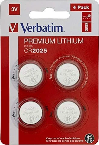 Verbatim CR2025, 4er-Pack