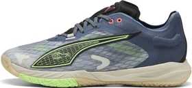 Puma Accelerate Nitro SQD 4 Forever.Better Handballschuhe vapor gray/inky blue/puma black