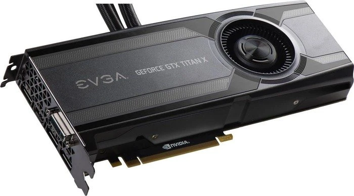 EVGA GeForce GTX Titan X Hybrid, 12GB GDDR5, DVI, HDMI, 3x DP