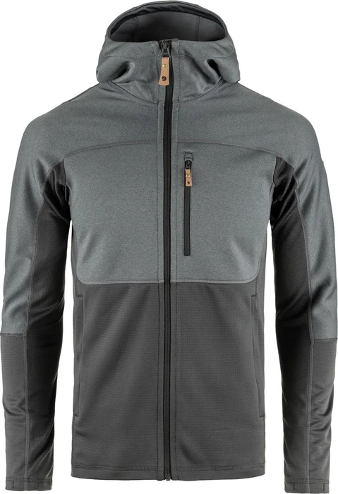 Fjällräven Abisko Trail Fleece Jacke iron grey/grey (Herren)