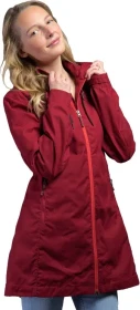 Tatonka Jesper Hooded Mantel lava red (Damen)