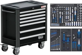 BGS technic Profi Exclusive Werkzeugwagen bestückt inkl. 209-tlg. Zubehör