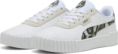 Puma Carina 3.0 Snake Chic puma white/vapor gray/aged silver (Damen)