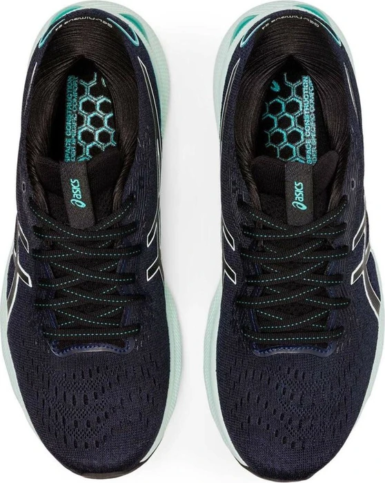 Asics Gel-Nimbus 24 black/soothing sea (Damen)