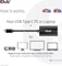 Club 3D USB Gen2 Type C to HDMI 4K120Hz HDR10 with DSC 1.2 Active Adapter M/F Vorschaubild