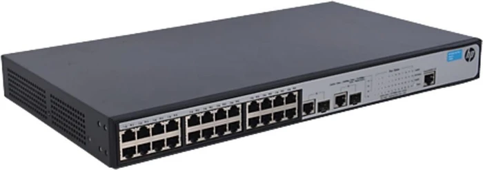 HP OfficeConnect 1910 24 Rackmount Smart Switch, 24x RJ-45, 2x RJ-45/SFP, 180W PoE+