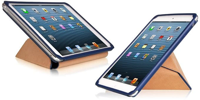 Luxa2 Butterfly iPad mini Leder Schutzhülle und Stand violett
