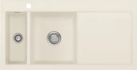 systemceram Mera 100 F Einbau Becken links jasmin