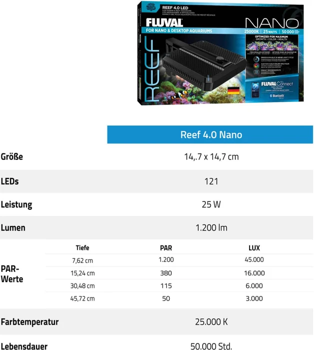 Fluval Reef 4.0 LED Nano, 25W