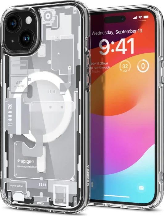 Spigen Ultra Hybrid Zero One (MagFit) für Apple iPhone 15 weiß