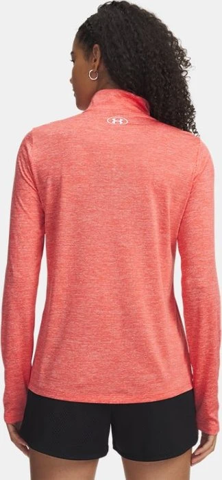 Under Armour Tech Twist Half Zip Funktionsshirt langarm venom red/white (Damen)
