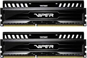 Patriot Viper 3 schwarz UDIMM 16GB Kit, DDR3-1600, CL10-10-10-27
