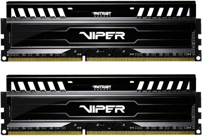 Patriot Viper 3 schwarz UDIMM 16GB Kit, DDR3-1600, CL10-10-10-27
