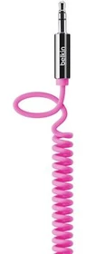 Belkin MixIt-Spiralkabel für iPod und iPhone 1.8m 3.5mm Stereoklinkenkabel pink (AV10126CW06-PNK)
