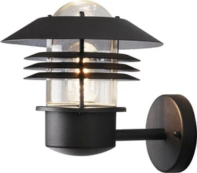 Konstsmide Modena E27 60W 21cm Wandleuchte 1-flammig schwarz