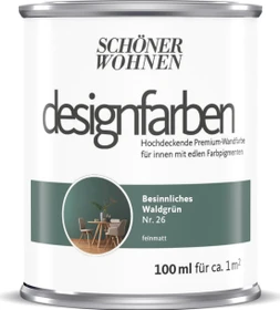 Schöner Wohnen Designfarben innen besinnliches waldgrün, 100ml
