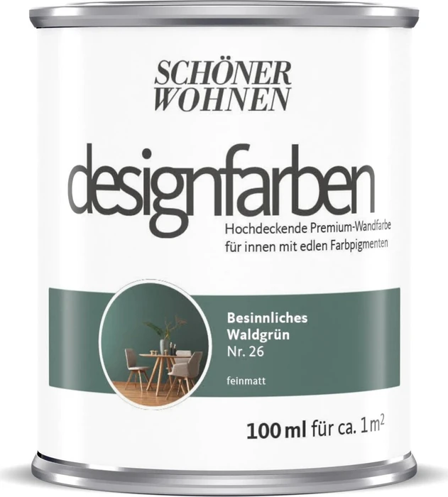 Schöner Wohnen Designfarben innen besinnliches waldgrün, 100ml