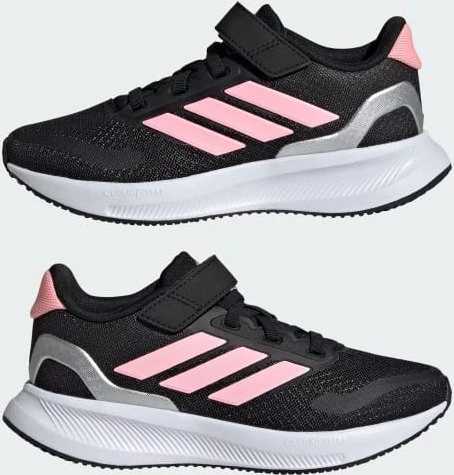 adidas Runfalcon 5 core black/pink spark/silver metallic (Junior)