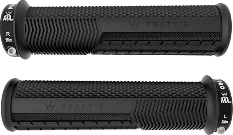 Peaty's Monarch Knurl 130mm Griffe Thin schwarz