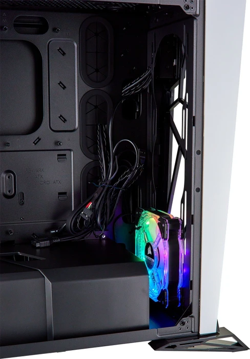 Corsair Carbide Series SPEC-OMEGA RGB, weiß/schwarz, Glasfenster