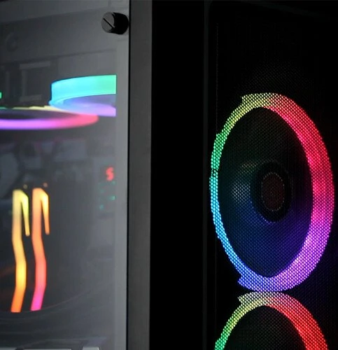 Raijintek Ponos MS, Glasfenster