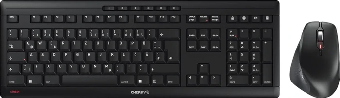 Cherry Stream Desktop Comfort schwarz, USB, DE