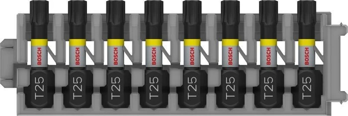 Bosch Professional Impact Control Power Torx Bit 1/4", T25x25mm, 8 Stück