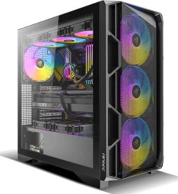 Antec AX1000 ARGB, schwarz, Glasfenster (0-761345-10240-7)