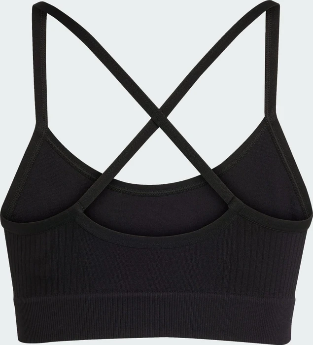 adidas Workout Essentials Knit Light Support Sport-BH schwarz (Damen)