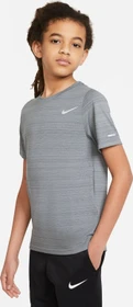 Nike Dri-FIT Miler Funktionsshirt kurzarm smoke grey (Junior)