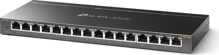 TP-Link TL-SG116E Desktop Gigabit Smart Switch, 16x RJ-45