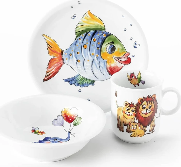 Seltmann Weiden Compact Bunte Tierwelt Kinderservice, 3-tlg.